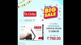 Sale Live Big Sale | Year End Sale | Dr. Ortho Cervical Pillow