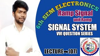 LECTURE ➡[07] // 6th SEM ELECTRONICS //SIGNAL & SYSTEM //DIPLOMA IN ELECTRONICS