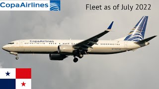 Copa Airlines Fleet as of July 2022