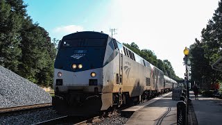 Amtrak & NS July Saturday Railfanning at Spartanburg 7/13/24