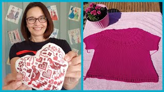 Simply in Stitches Knitting & Cross Stitch Vlogs Day 8