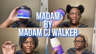 New Madam By Madam CJ Walker | Gel Braid Out On Natural Hair