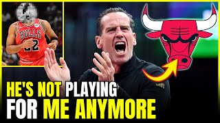 He's OUT: Coach Donovan's SHOCKING Statement About Star Player | Chicago Bulls News