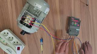 How to set up a three-phase electric motor with single-phase electricity with an inverter?