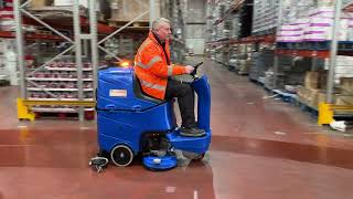 Transform Your Cleaning Process with Nilfisk Micro Ride-On Scrubber Dryer