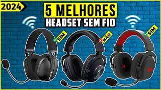 Os 5 Melhores Headset Sem Fio/ Headset Bluetooth De 2024!