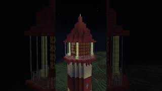 Build this Huge ROTATING LIGHTHOUSE BEACON in Minecraft