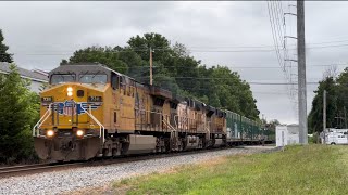 CSX M409 with 3 Foreign Power Union Pacific Locomotives