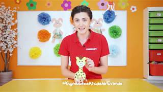 Gymboree Ataşehir Kağıttan Zürafa Yapımı Sanat Aktivitesi 18-36 Ay