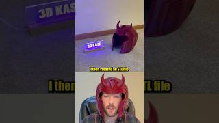 3D Printed Magneto Helmet #shorts #viral #xmen #magneto