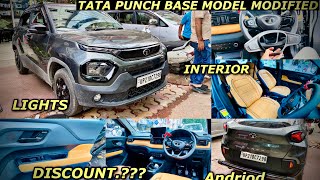 2024 TATA PUNCH XE BASE TO TOP MODIFIED WITH PRICE | TATA PUNCH MODIFICATION