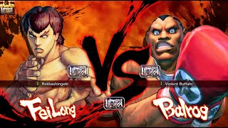 Fei Long vs Balrog - ULTRA STREET FIGHTER IV