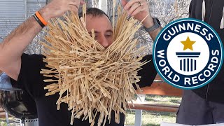 602 BBQ Skewers in a Beard - Guinness World Record