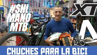 CHUCHES PARA LA BICI:CUBIERTAS MAXISS ARDENT/DISCOS SHIMANO XT/ROLDANAS KCNC EN CICLOS ALMOZARA