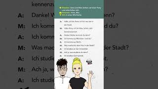 A1-A2 DIALOGE zum Lesen & Hören - [Deutsch lernen durch Hören]  @DldH   #dldh #learninggerman