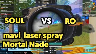 SOUL VS RO 4V4 FIGHT || Mavi laser Spray