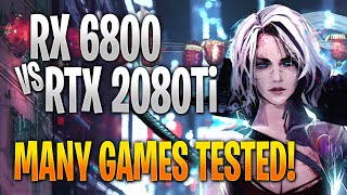 AMD RX 6800 vs Nvidia RTX 2080 Ti | Game Benchmark Tests and Gameplay