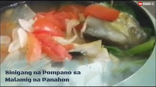 Sinigang na Pompano sa Malamig na Panahon