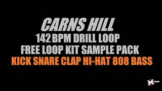 142 BPM Free UK Drill  Kick Snare Clap Hi-Hat Slide 808 Preset Stems Producer Pattern Loop