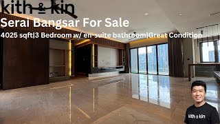 [FOR SALE] Serai Bangsar | 4025 sqft | Tastefully Renovated | Pristine Condition