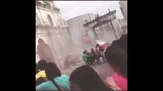 Sto  Nino Church in Cebu City collapse