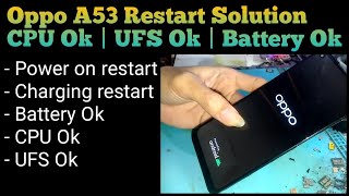 Oppo A53 Restart Solution | Reball CPU Not Working | CPU Ok | UFS Ok @mobilecareid