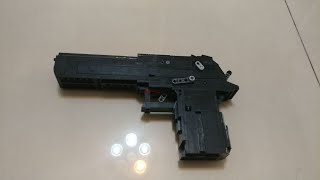 Lego Blowback Desert Eagle (rubber band gun) - Kevin183