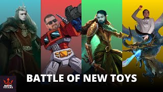 Battle of the New Toys - Nekusar vs Optimus Prime vs Lathril vs Nicol Bolas - Magic Commander