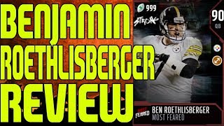 90 OVERALL MOST FEARED BEN ROETHLISBERGER REVIEW  | MADDEN 18 ULTIMATE TEAM PLAYER REVIEW