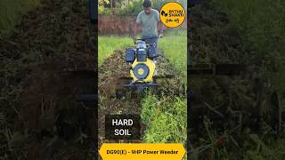 9hp Diesel Power Tiller #powerweeder #intercultivator  #trending #viral