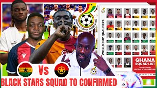 Ghana vs Angola: Black Stars left-backs selected for upcoming clash revealed | Mensah & Baba