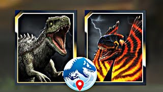 INDONEMYS Vs REFRENANTEM || LUCKY DINOSAUR MOVE in Battle