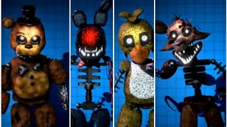 FNAF AR Ignited animatronics workshop animations