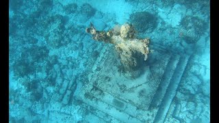 Key Largo snorkeling in 4k [GoPro] at Dry Rocks, the Christ of the Abyss statue, & Grecian Rocks.