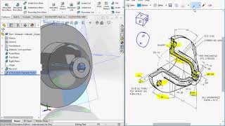 Tangent Rib on a Curved Surface in Solidworks