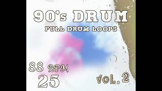 [FREE] 90's OLD SCHOOL Drum Packs 88 BPM 25 [Full Drum Loops ] | Royalty Free Music Loops & Samples