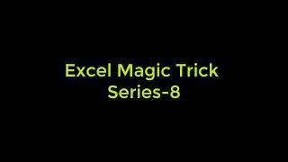 Series-8 Excel Magic Trick Short Video ||  Merge Three Cells in Excel