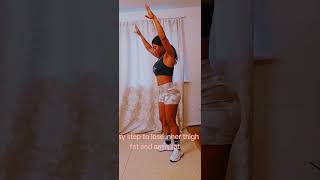 Easy  step to lose thigh and arms fat:please subscribe after viewing please