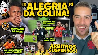 ALEGRIA, DESTAQUE DA BASE, PODE SER A SURPRESA NO VASCO CONTRA O BAHIA I SETE ÁRBITROS SUSPENSOS!