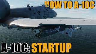 STARTUP in the A-10C  - DCS