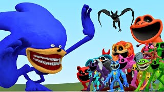 New The Sonic Tapes Vs All Smiling Critters Poppy Playtime Chapter 3 In Garry's Mod !