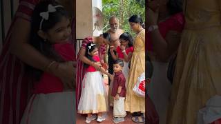 Ammaveetile Onam #onamcelebration #joshuaandsisters #trendingshorts #viral #reels #onam2023 #shorts