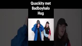 Quackity met Badboyhalo Hug