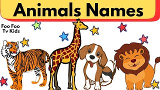 🦉Animals Name in Hindi and English🐯 #animalsname #animal #abcd #forkids