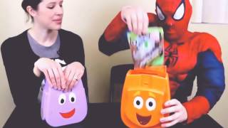 SURPRISE BACKPACK Surprise Eggs TMNT Spongebob Squarepants Frozen Sonic Batman Play Doh Egg