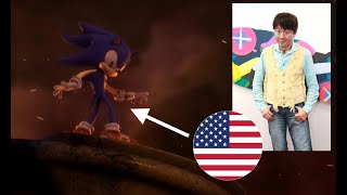 Sonic but Junichi Kanemaru voices the English Dub (AI)