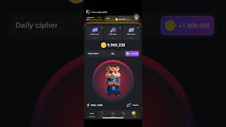 How to Claim 1 Million Daily Cipher on Hamster Kombat June 25 - #hamsterkombat #hamstersoftiktok