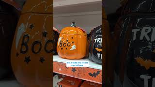 Checking out Halloween decor in B&M for the first time 🎃