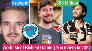 Top 8 Richest Gaming YouTubers Ranked By NetWorth in 2022 || Bio & NetWorth School