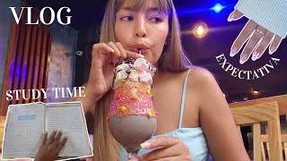 Volví a ESTUDIAR y rindo un parcial-  pelu y uñas, unboxing, merienda y más! VLOG